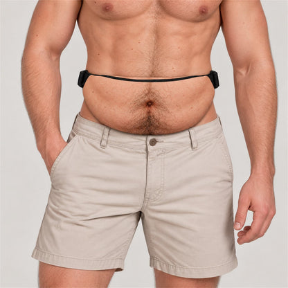 Novelty Belly Fanny Pack, Funny Waist Bag with Adjustable Strap, Gag Gift for Parties,H#22
