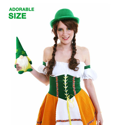 2Pcs St Patricks Day Decorations Gnome Plush, Green Saint Paddy'S Day Elf St. Patricks Day Decor Gift Green (St.Patrick'S Day)