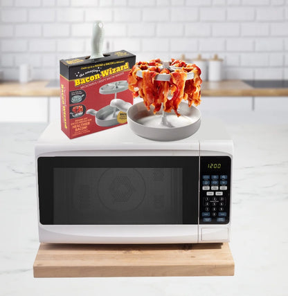 Microwave Crispy Bacon Maker - Crispier, Healthier, and Quicker Every Time!