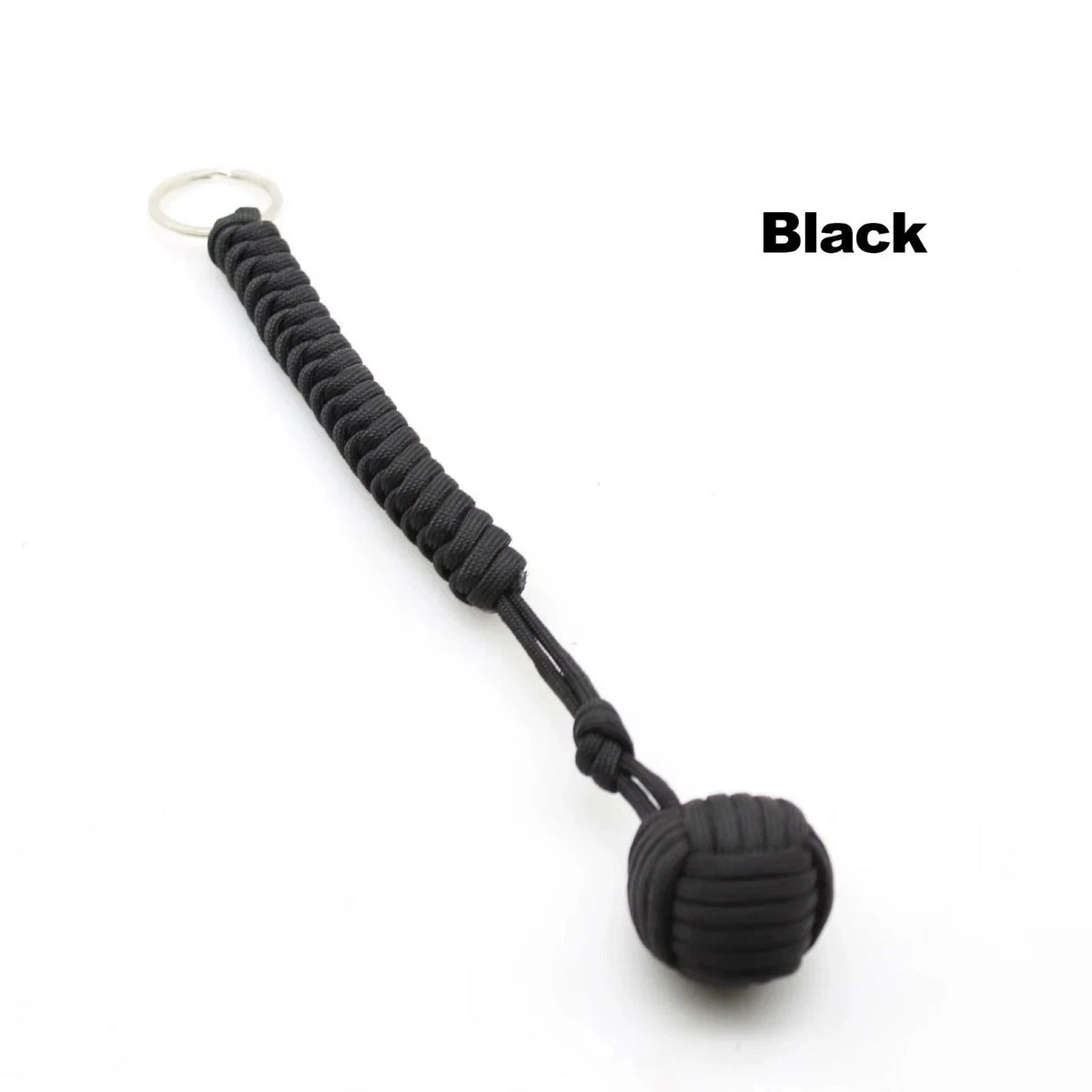 Paracord Monkey Fist Style Keychain Outdoor Hiking Accessory