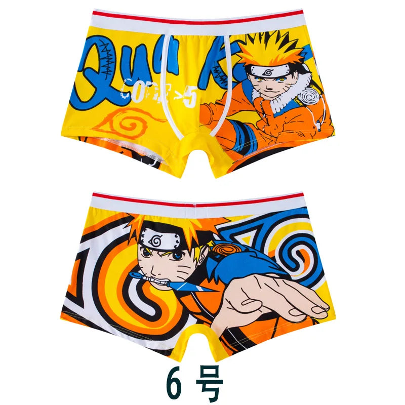 Dragon Ball Men'S Panties Anime Cartoon Cotton Boxer Underwear Boxers Fashion Knitting Flexibility Breathable Pouch Underpants