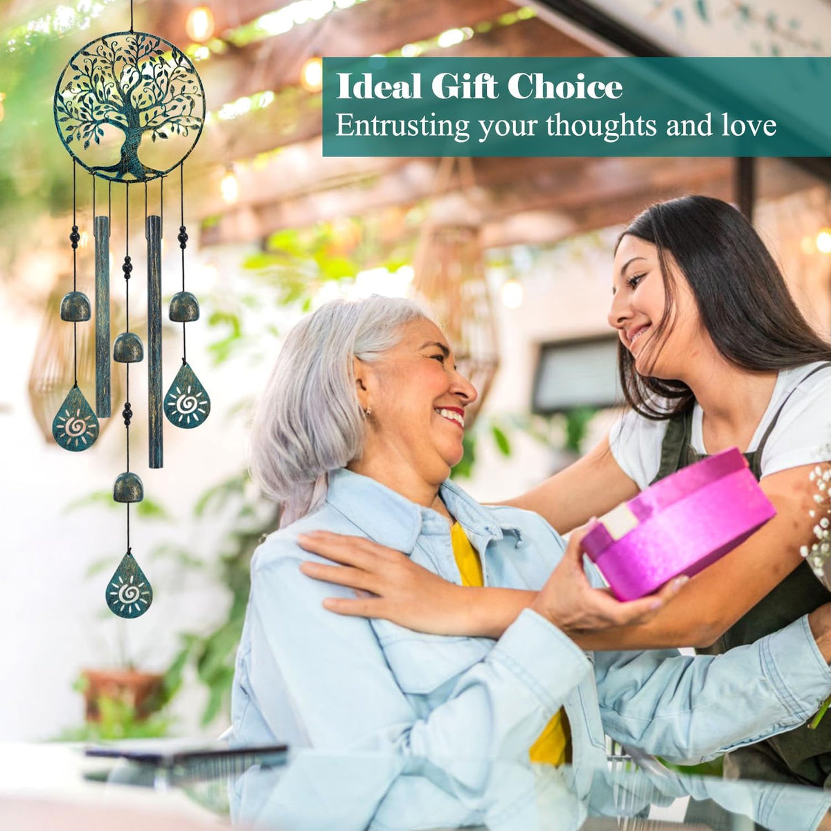 Wind Chimes for outside Tree of Life Wind Chimes