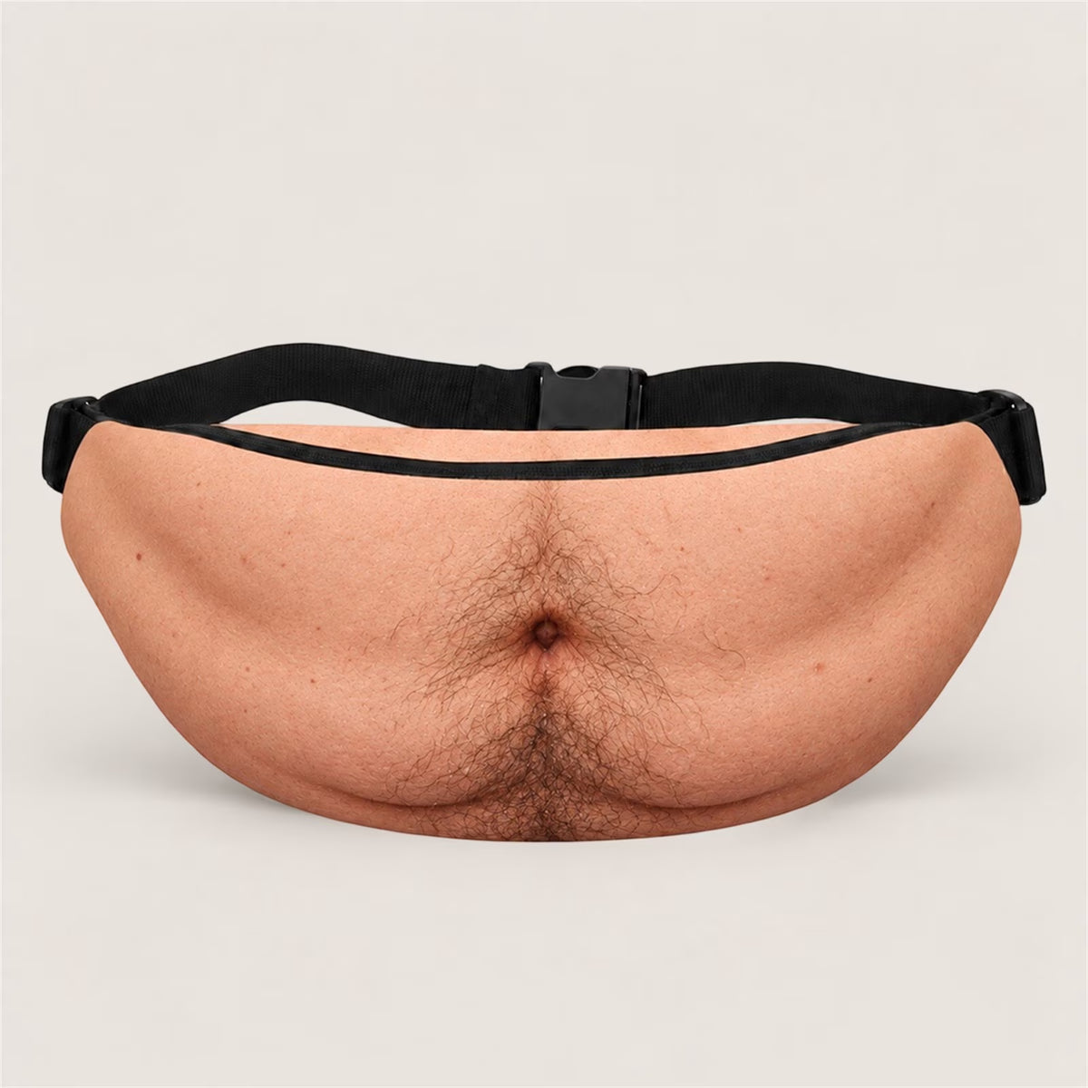 Novelty Belly Fanny Pack, Funny Waist Bag with Adjustable Strap, Gag Gift for Parties,H#22