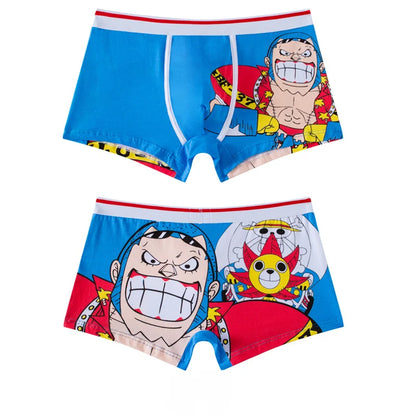 Dragon Ball Men'S Panties Anime Cartoon Cotton Boxer Underwear Boxers Fashion Knitting Flexibility Breathable Pouch Underpants