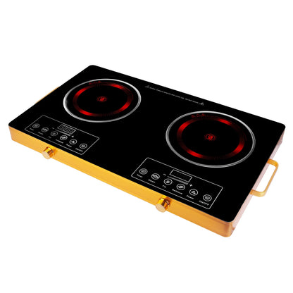 1Pc Electric Ceramic Stove Electric Cooktop Hot Plate Infrared Countertop Burner Sing Double Burner Options