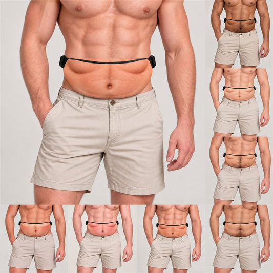 Novelty Belly Fanny Pack, Funny Waist Bag with Adjustable Strap, Gag Gift for Parties,H#22