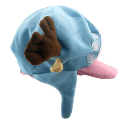 Anime Tony Tony Chopper Plush Cotton Hat Cosplay Warm Hat Cartoon Cap Gift Cute Girls Accessories Prop Outdoor