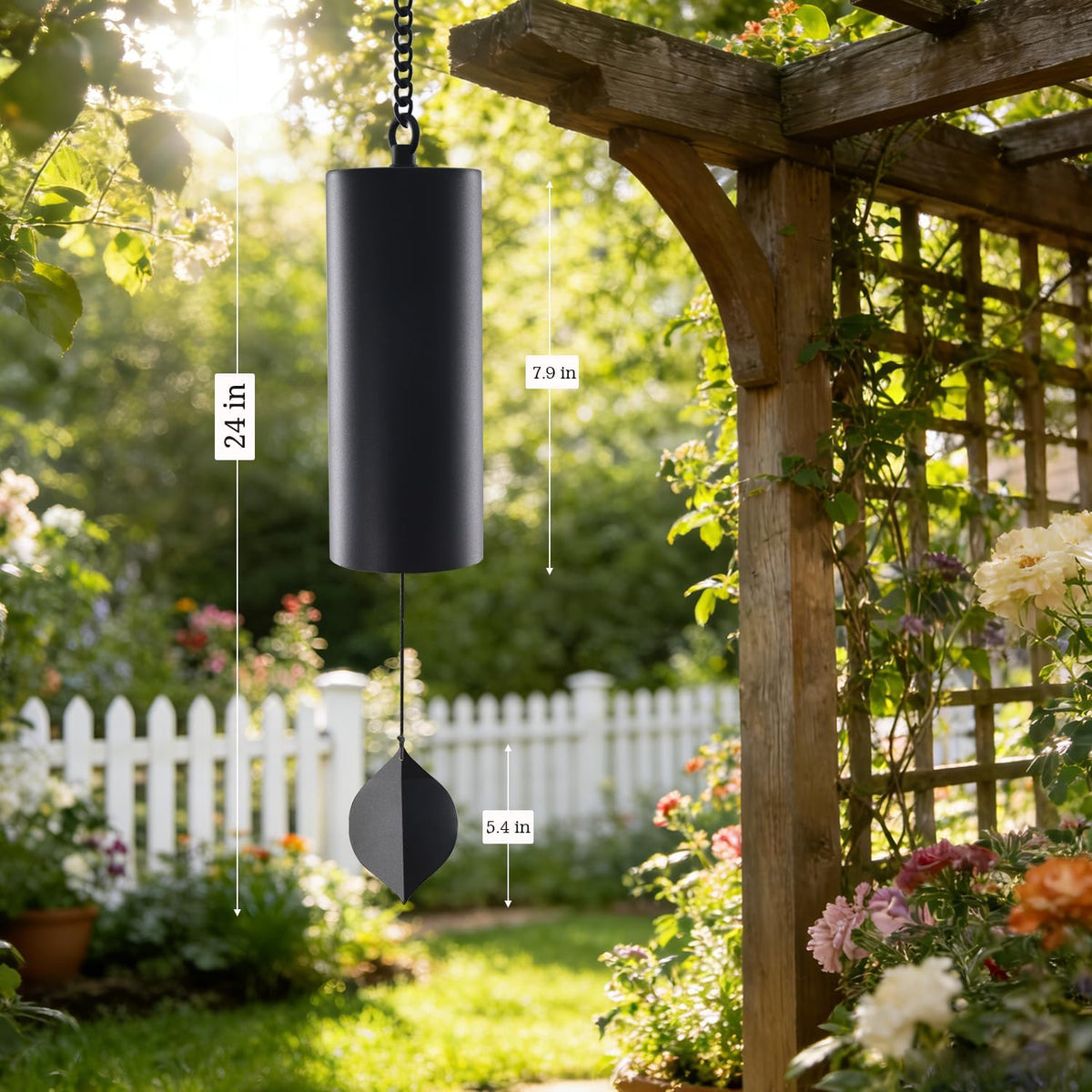 Wind Chimes for outside Deep Tone, Deep Resonance Serenity Bell
