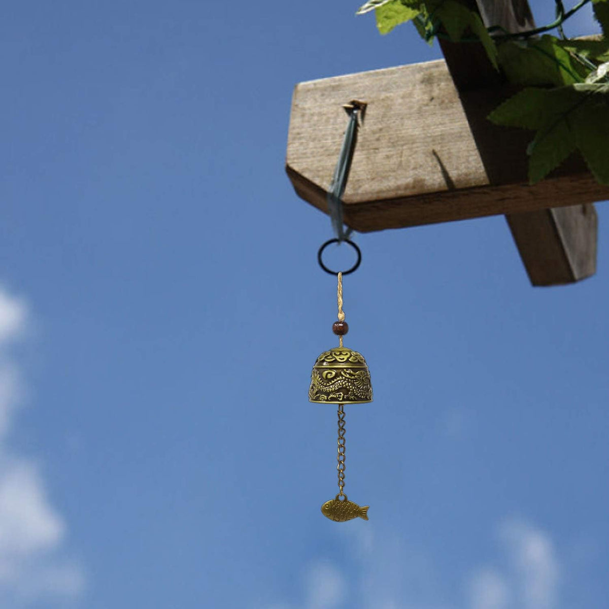 2PCS Vintage Wind Chimes Good Luck Wind Chimes Bells (Dragon)