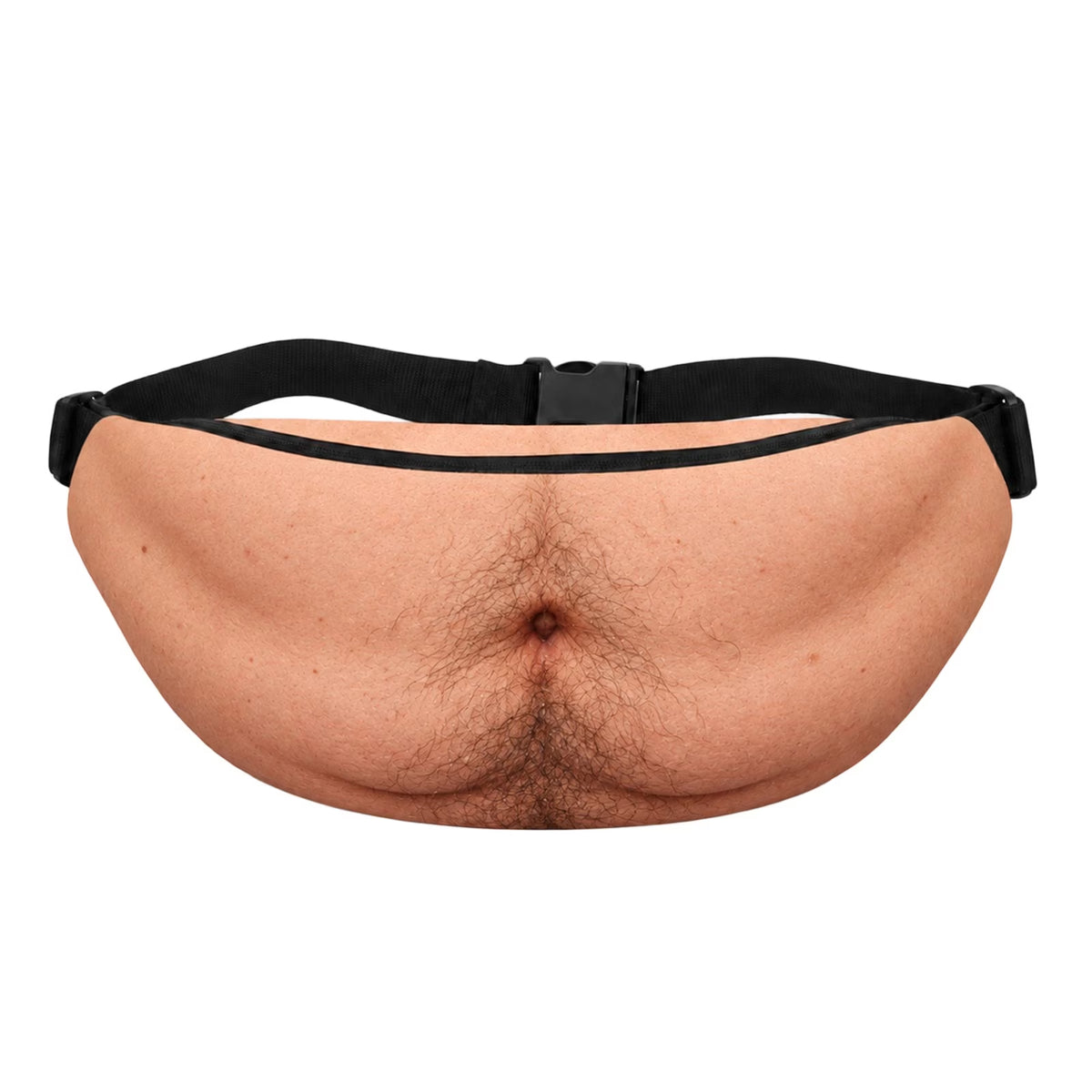 Novelty Belly Fanny Pack, Funny Waist Bag with Adjustable Strap, Gag Gift for Parties,H#22