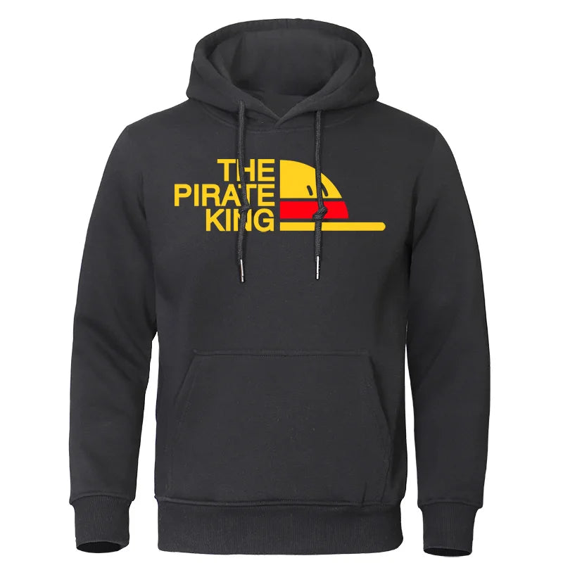 THE PIRATE KING Hoodies for Man 2019 Autumn Winter Fleece Sweatshirts Japanese Anime Men'S Hoodie Streetwear Brand Pullover