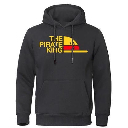 THE PIRATE KING Hoodies for Man 2019 Autumn Winter Fleece Sweatshirts Japanese Anime Men'S Hoodie Streetwear Brand Pullover
