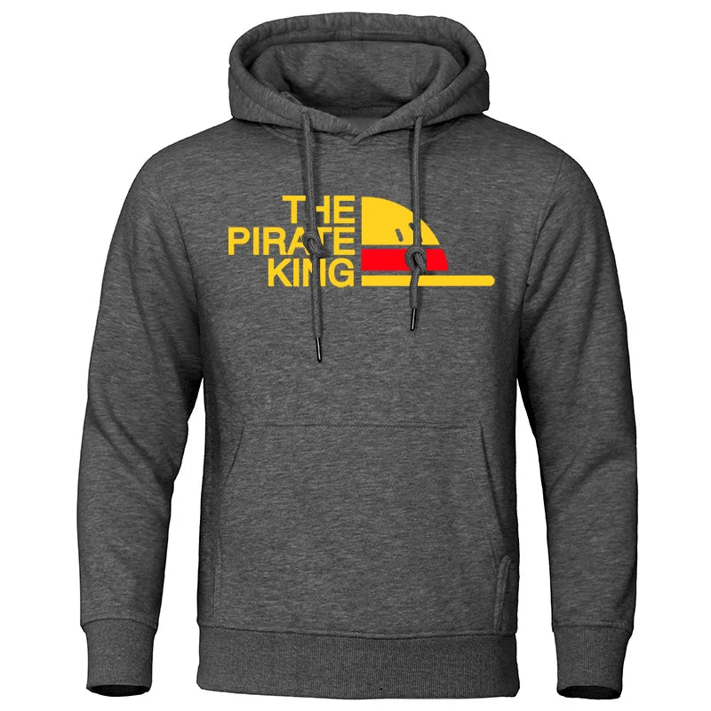 THE PIRATE KING Hoodies for Man 2019 Autumn Winter Fleece Sweatshirts Japanese Anime Men'S Hoodie Streetwear Brand Pullover