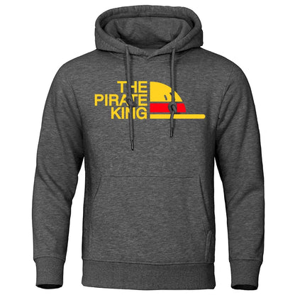 THE PIRATE KING Hoodies for Man 2019 Autumn Winter Fleece Sweatshirts Japanese Anime Men'S Hoodie Streetwear Brand Pullover