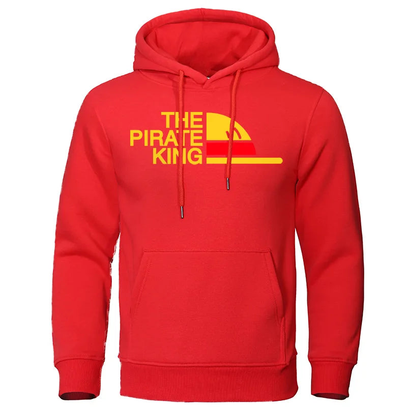 THE PIRATE KING Hoodies for Man 2019 Autumn Winter Fleece Sweatshirts Japanese Anime Men'S Hoodie Streetwear Brand Pullover