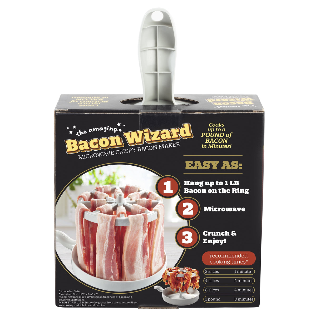 Microwave Crispy Bacon Maker - Crispier, Healthier, and Quicker Every Time!