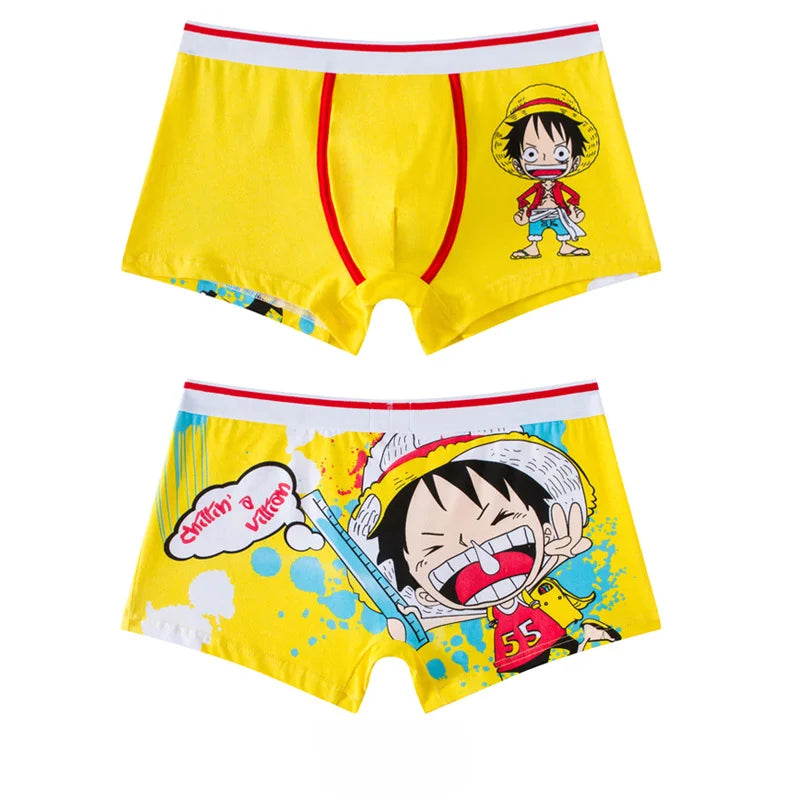 Dragon Ball Men'S Panties Anime Cartoon Cotton Boxer Underwear Boxers Fashion Knitting Flexibility Breathable Pouch Underpants