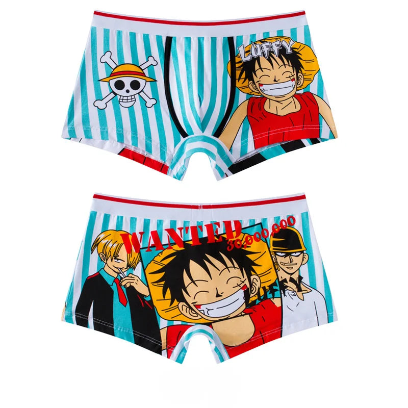 Dragon Ball Men'S Panties Anime Cartoon Cotton Boxer Underwear Boxers Fashion Knitting Flexibility Breathable Pouch Underpants
