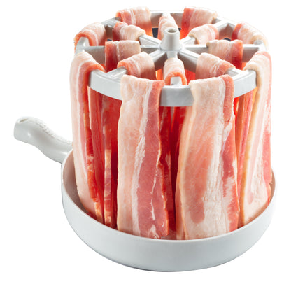 Microwave Crispy Bacon Maker - Crispier, Healthier, and Quicker Every Time!