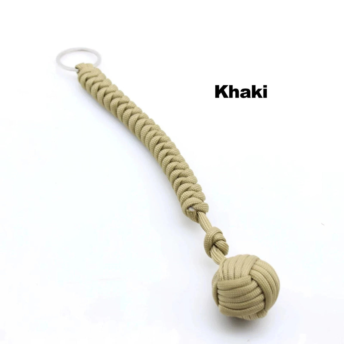 Paracord Monkey Fist Style Keychain Outdoor Hiking Accessory
